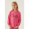 BARBIE KIZ GARSON SWEAT - AÇIK FUŞYA
