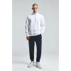 Benmanaj Erkek Antrasit Sweatshirt - Beyaz
