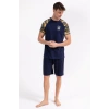 ERKEK BERMUDA TAKIM - LACİVERT