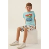 ERKEK ÇOCUK BERMUDA TAKIM - AÇIK MAVİ