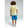 ERKEK ÇOCUK BERMUDA TAKIM - AÇIK SARI