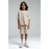 ERKEK ÇOCUK BERMUDA TAKIM - BEJ