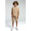 ERKEK ÇOCUK BERMUDA TAKIM - BEJ
