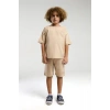 ERKEK ÇOCUK BERMUDA TAKIM - BEJ