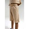 ERKEK ÇOCUK BERMUDA TAKIM - BEJ
