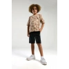 ERKEK ÇOCUK BERMUDA TAKIM - BEJ