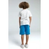 ERKEK ÇOCUK BERMUDA TAKIM - BEYAZ/COBALT