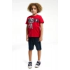ERKEK ÇOCUK BERMUDA TAKIM - KIRMIZI