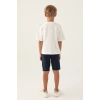 ERKEK ÇOCUK BERMUDA TAKIM - KREM