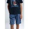 ERKEK ÇOCUK BERMUDA TAKIM - LACİVERT