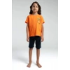 ERKEK ÇOCUK BERMUDA TAKIM - TURUNCU