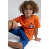 ERKEK ÇOCUK BERMUDA TAKIM - TURUNCU
