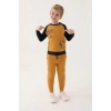 ERKEK ÇOCUK EŞOFMAN TAKIM - KOYU HARDAL