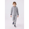 ERKEK ÇOCUK EŞOFMAN TAKIMI - GRİ MELANJ