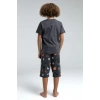 ERKEK ÇOCUK KAPRİ TAKIM - FÜME