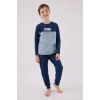ERKEK ÇOCUK PİJAMA TAKIM - KOYU İNDİGO
