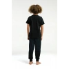 ERKEK ÇOCUK PİJAMA TAKIMI - siyah