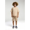 ERKEK GARSON BERMUDA TAKIM - BEJ