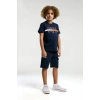 ERKEK GARSON BERMUDA TAKIM - LACİVERT