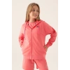 KAPPA KIZ ÇOCUK FULLZIP SWEATSHIRT - NEON PEMBE