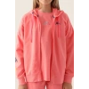 KAPPA KIZ ÇOCUK FULLZIP SWEATSHIRT - NEON PEMBE
