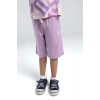 KIZ ÇOCUK BERMUDA TAKIM - LİLA