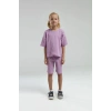 KIZ ÇOCUK BERMUDA TAKIM - MAUVE