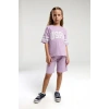 KIZ ÇOCUK BERMUDA TAKIM - MAUVE