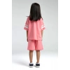KIZ ÇOCUK BERMUDA TAKIM - NEON PEMBE