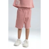 KIZ ÇOCUK BERMUDA TAKIM - RETRO PEMBE