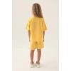 KIZ ÇOCUK BERMUDA TAKIM - Sarı
