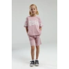 KIZ ÇOCUK BERMUDA TAKIM - SOFT PEMBE