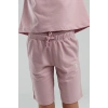 KIZ ÇOCUK BERMUDA TAKIM - SOFT PEMBE