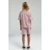 KIZ ÇOCUK BERMUDA TAKIM - SOFT PEMBE