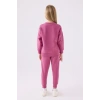 KIZ ÇOCUK EŞOFMAN TAKIM - RETRO PEMBE