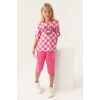 KIZ ÇOCUK KAPRİ TAKIM - ROSE