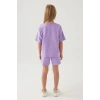 KIZ ÇOCUK ŞORT TAKIM - LİLA