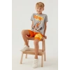 LOONEY TUNES ERKEK ÇOCUK BERMUDA TAKIM - GRİ MELANJ