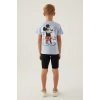 MICKEY MOUSE ERKEK ÇOCUK BERMUDA TAKIM - MAVİ