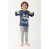 MICKEY MOUSE ERKEK ÇOCUK İKİLİ TAKIM - KOYU İNDİGO