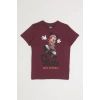 MICKEY MOUSE ERKEK ÇOCUK T-SHIRT - BORDO