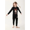 MINNIE MOUSE KIZ GARSON İKİLİ TAKIM - SİYAH