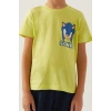 MODERN SONIC ERKEK ÇOCUK BERMUDA TAKIM - FISTIK YEŞİLİ