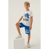 MODERN SONIC ERKEK ÇOCUK BERMUDA TAKIM - KREM