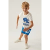 MODERN SONIC ERKEK ÇOCUK BERMUDA TAKIM - KREM