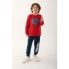 SUPERMAN ERKEK ÇOCUK EŞOFMAN TAKIMI - KIRMIZI