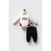 U.S.POLO ASSN ERKEK BEBEK 2 Lİ TAKIM - Beyaz
