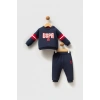 U.S.POLO ASSN ERKEK BEBEK 2Lİ TAKIM - LACİVERT-KIRMIZI