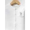 U.S.POLO ASSN ERKEK BEBEK PATİKLİ TULUM - Beyaz