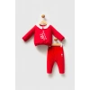 U.S.POLO ASSN KIZ BEBEK 2Lİ TAKIM - KIRMIZI